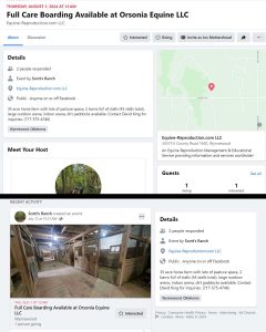 Scam "event" related to our business